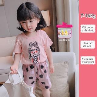 Bộ đồ cotton bé trai bé gái từ 1-3 tuổi (8-18Kg) cho bé dạo phố, đi chơi, đi học phong cách dễ thương Hàn Quốc HOT