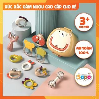 Bộ đồ chơi xúc xắc nướu ngậm cao cấp cho bé sơ sinh chính hãng duhoon Sapo Kids