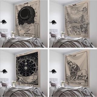 💖Tăng móc treo💖 Tranh vải treo tường 1m5x1m3 Decor phong cách bài Tarot