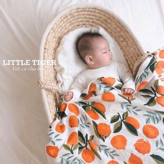 Khăn tắm sợi tre Muslin Swaddle kích thước 110cm x 120cm- Khăn xô quấn sợi tre cho bé sơ sinh