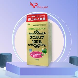 Tảo Xoắn HỘP TEM ĐỎ 2200 VIÊN Spirulina Nhật Bản