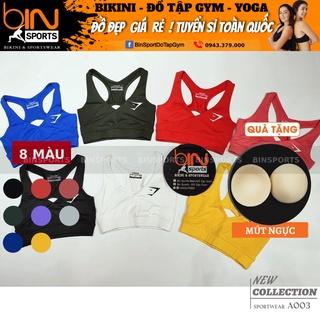 Áo Bra tập Gym Yoga Thể Thao Nữ Kèm Mút Bin Sports A003