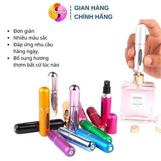 Chai Chiết Nước Hoa Loại Lọ 5ml 10ml 12ml Nhôm Nhiều Màu Chiết Tự Động COTEMIN