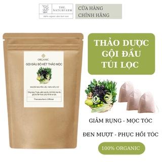 Gội đầu túi lọc bồ kết vỏ bưởi hương nhu cùng hơn 10 vị thảo dược