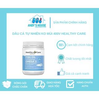 Dầu Cá Tự Nhiên Ko Mùi 400v - Healthy Care