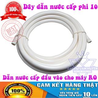 Ống dây nhựa dẫn nước phi 10 - Dùng cấp nước cho máy lọc nước RO [1 mét]