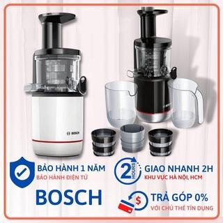 Máy ép chậm Bosch MESM731M với 3 lưới ép kết hợp làm kem, sinh tố, nước ép. Bảo hành 1 năm