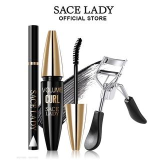 Bộ 3 sản phẩm trang điểm mắt SACE LADY gồm mascara & bút kẻ mắt & kẹp bấm mi 80g