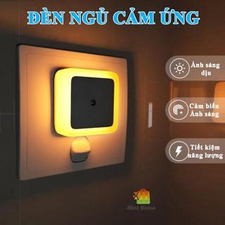 Đèn ngủ led cảm ứng cảm biến tự động tắt mở ánh sáng khi trời tối không dây, gắn cầu thang, treo tường nhà bếp phòng tắm