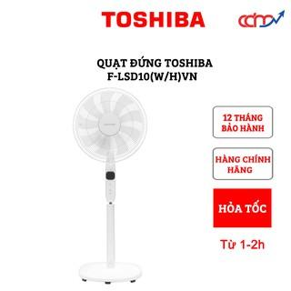 Quạt cây đứng Toshiba F-LSD10(W/H)VN động cơ inverter có khiển model 2022 - Hàng chính hãng - Êm ái, tiết kiệm điện