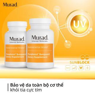 [HSD 12/2023] Viên Uống Chống Nắng Nội Sinh Murad Chiết Xuất Từ Quả Lựu Pomphenol Sunguard Dietary Supplement