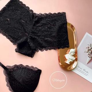 Đồ lót nữ bralette sexy thiết kế hàng ren cao cấp không gọng và quần lót ren quyến rũ