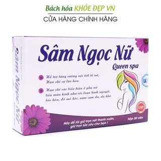 Viên uống Sâm Ngọc Nữ tăng nội tiết tố nữ, giảm nám sạm da, tăng sinh lý nữ - Vỉ 30 viên