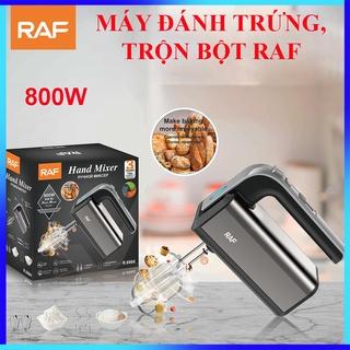 Máy đánh trứng trộn bột làm kem RAF Turbo 800W 5 tốc độ chính hãng