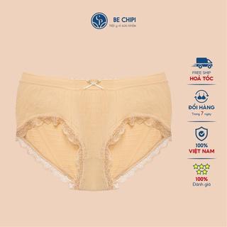 Quần Lót Nữ Cotton Cạp Trung Mỏng Co Giãn Kháng Khuẩn Bechipi – QL2018