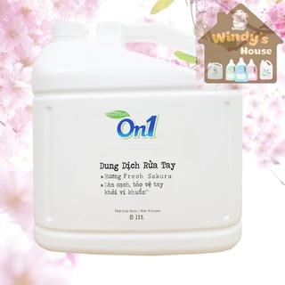 Dung Dịch Rửa Tay Khô On1 Hương Fresh Sakura Size 5 Lít/Can