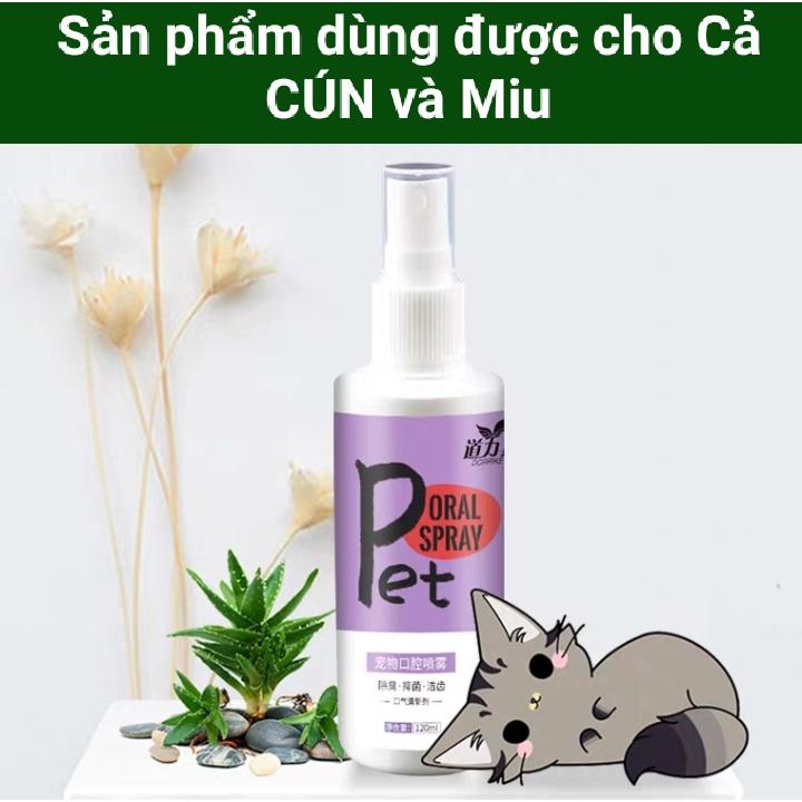 Xịt thơm miệng cho thú cưng có tác dụng gì?