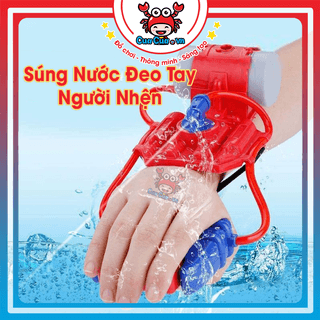 Súng Nước Người Nhện Đồ Chơi Trẻ Em - Súng Bắn Nước Đeo Tay Phun Nước Tơ Nhện Cho Bé Nhập Vai Spiderman