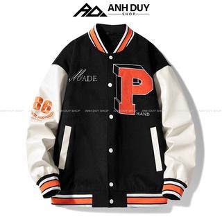 Áo Khoác BomBer Nam Nữ Unisex Chất Nỉ Cotton ANH DUY SHOP AK09