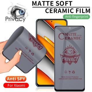 [Không bao giờ vỡ] kính cường lực chống nhìn trộm chống bám vân tay dẻo Xiaomi Mi 9T 10T 11T 11 Lite Poco F3 F4 X3 X4 M3 M4 Redmi Note 7 8 9 9S 10 10S 11 11S 9A 9C