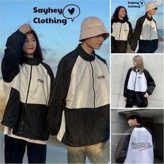 Áo Khoác Dù TMS LOGO MIDSIDE Nam Nữ Ulzzang Unisex Form Rộng Bomber 7zia Jacket - Sayhey Clothing