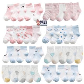 Tất cho bé trai bé gái cổ cao vớ trẻ em SET 5 ĐÔI chất cotton ấm áp co giãn thoải mái hoạ tiết siêu đáng yêu