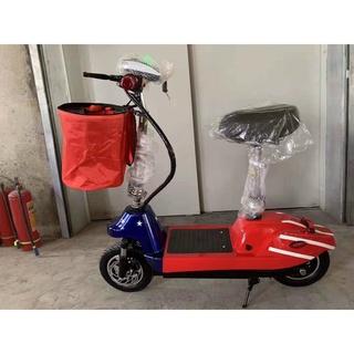 Xe Điện Mini 10 inch E-Scooter ( Có giảm sóc trước, yên em bé)- Xe điện mini gấp gọn chính hãng