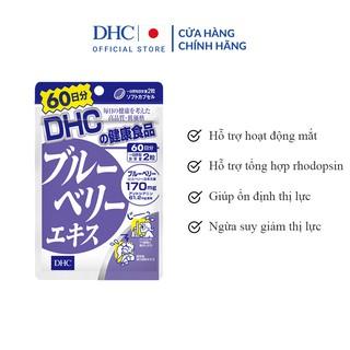 [Mã COSDHCBD3 giảm 8% đơn 250K] Viên Uống Bổ Mắt Việt Quất DHC Blueberry Extract Cải Thiện Thị Lực 60 Ngày (120 Viên)