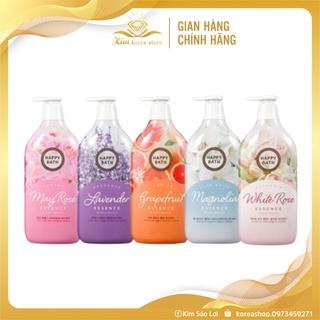 Sữa tắm Happy bath mềm mịn cấp ẩm sạch sâu hương thơm nhẹ nhàng chiết xuất từ các loại hoa - Sữa tắm quốc dân Hàn Quốc