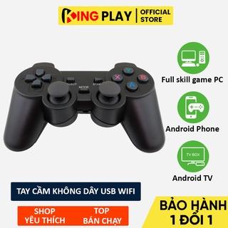 Tay cầm chơi game PC Laptop, Điện Thoại, TV Android, TV Box, PS3 - Tay cầm chơi game không dây 706 - Full skill Fo4, Pes