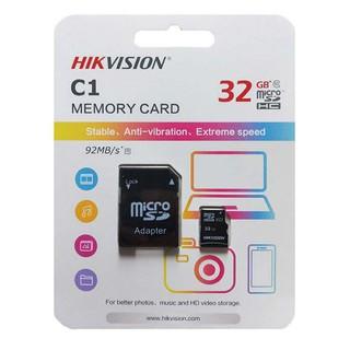 [Mã ELMALL61 giảm 6% đơn 300K] Thẻ Nhớ Micro SD Hikvision 32Gb Class 10 - Hàng Chính hãng