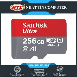 Thẻ nhớ MicroSDXC SanDisk Ultra A1 256GB Class 10 U1 100MB/s box Anh (Đỏ) - No Adapter