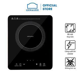 [Mã ELBAU5 giảm 4% đơn 500K] Bếp điện từ Lock & Lock Induction Cooker, 220-240V, 50/60Hz, 2000W - Màu đen EJI411