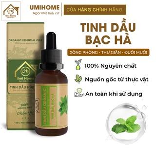 Tinh dầu Bạc Hà hữu cơ UMIHOME 10ml nguyên chất