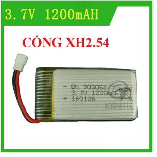 Pin 3.7v 1200mAh dùng cho máy bay điều khiển từ xa flycam cổng XH2.54