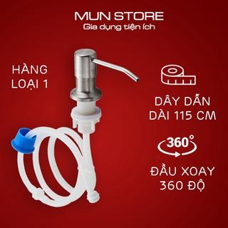 Vòi dẫn nước rửa chén inox 304 gắn bồn rửa bát