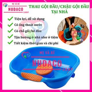 THAU GỘI ĐẦU - CHẬU GỘI ĐẦU TẠI GIƯỜNG, TẠI NHÀ NUDACO DÙNG CHO TRẺ NHỎ, MẸ BẦU, PHỤ NỮ SAU SINH, NGƯỜI GIÀ, NGƯỜI BỆNH