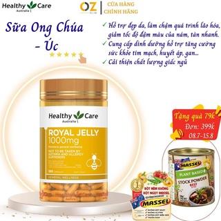 Sữa Ong Chúa Úc Healthy Care Royal Jelly 1000mg 365 Viên, Hỗ Trợ Tăng Cường Và Phục Hồi Sức Khỏe, Làm Lành Vết Thương