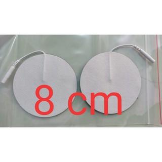 (8cm) Cặp Miếng Dán Xung Điện máy vật lý trị liệu MPT812 va DoctorHome va Dr.Ho (2 cái)