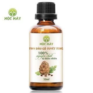 Tinh dầu gỗ tuyết tùng nguyên chất Mộc Mây chai 50ml (Có kiểm định bộ y tế, chất lượng và mùi hương vượt trội)