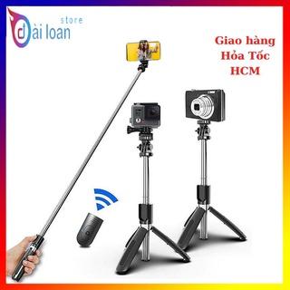 Gậy chụp ảnh 3 chân, gậy tự sướng, tripod đa năng Selfiecom L02 chụp hình bằng remote Bluetooth 4.0