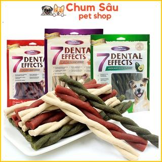 Xương gặm sạch răng thơm miệng cho chó 7 Dental Effects gói 160g