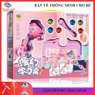 [Giảm Giá Sock] Bàn Vẽ Thông Minh Cho Bé Thêm Đèn Pin Chiếu Hình Thêm Thú Vị, Bàn Vẽ Có Đèn Chiếu Sáng, Đồ Chơi Trẻ Em