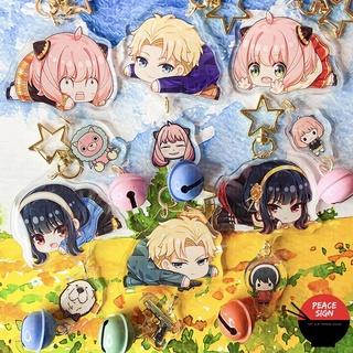 ( Mica trong acrylic ) Móc khóa in hình SPY X FAMILY ver LỤC LẠC TREO THẢ anime chibi 
Gia Đình Điệp Viên xinh xắn