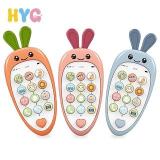 Điện Thoại Đồ Chơi HYG Toys Hình Củ Cải Phát Nhạc Vui Nhộn Cho Bé