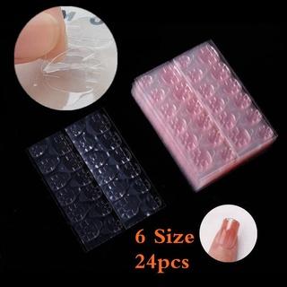 Bộ 24 Miếng Keo Dán Móng Tay Giả Bằng silicone