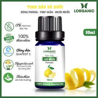 Tinh dầu vỏ bưởi nguyên chất Lorganic Pomelo 100% Natural Essential Oil 10ml, 50ml