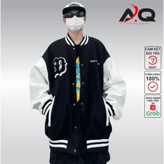 Áo nỉ áo khoác bomber jacket chống nắng Cặp Đôi Nam Nữ Unisex Thời Trang cao cấp AQ