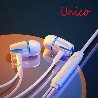 🔥Unico A🔥Tai Nghe Gaming/bass mạnh Có Dây Nhét Tai Chơi Game Chống Ồn Có Mic In Ear Cho PC IPPlus và các dòng điện thoại