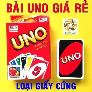 COMBO 10 Bộ Bài UNO Giấy Cứng - Bài UNO 108 Lá Loại XỊN - LICLAC